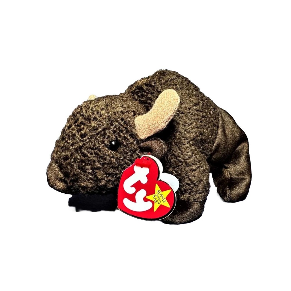 TY BEANIE BABIES ROAM THE BISON, EXTREMELY RARE WITH ERRORS!